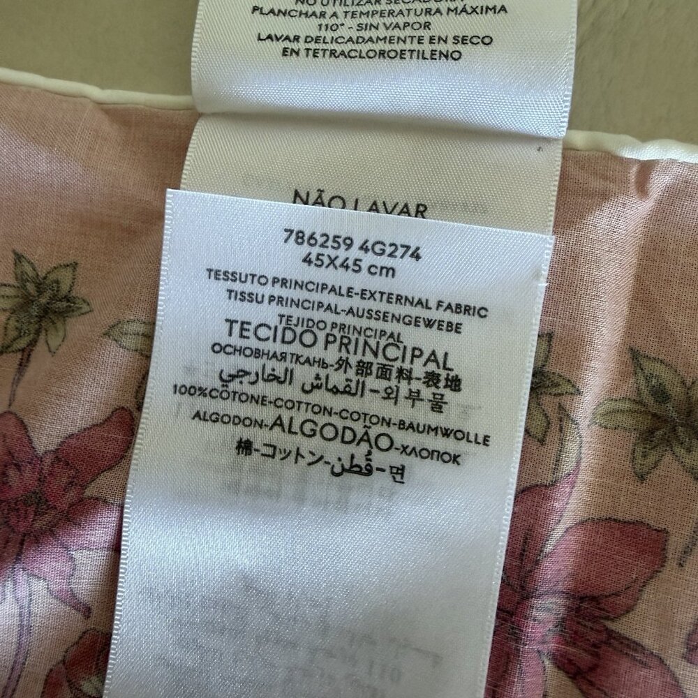 NEW GUCCI Floral Print Cotton Handkerchief Pink Japan Limited - Picture 8 of 8